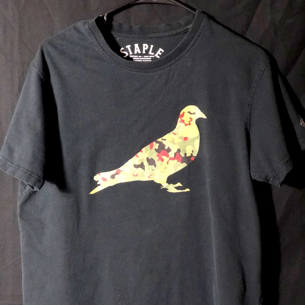 Vintage Staple Brand Camo Pigeon T